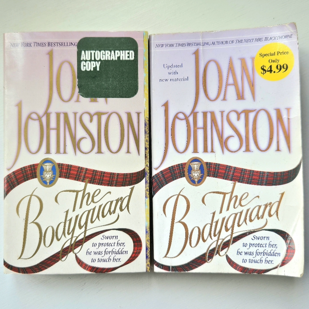 Rare Signed The Bodyguard by Joan Johnston 1998 Paperback Edition & Reading Copy